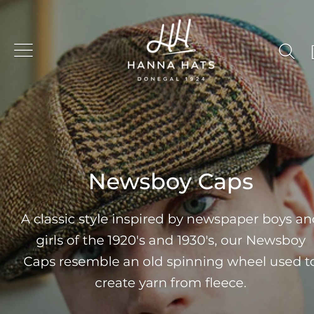Hanna Hats Newsboy Cap